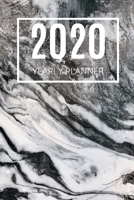 2020 Planner: Marble: Annual Planner (6 x 9 inches, calendar year, weekly spreads, 136 pages) 1698553226 Book Cover