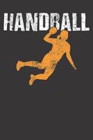 Notebook: Dot Grid Dotted 6x9 120 Pages Handball Girl Handballer Player Coach Cool 1082171158 Book Cover