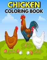 Chicken Coloring Book: Roosters & Hens Coloring Book For Adult Relaxation B087R9NJRP Book Cover