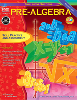 Pre-Algebra: Skill Practice and Assessment for Middle School 0887249523 Book Cover