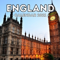 England Calendar 2021: Cute Gift Idea For Great Britain Lovers Men And Women B08Y4HCBZV Book Cover