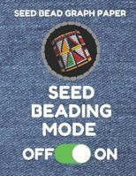 Seed Bead Graph Paper: Book For Designing Seed Beading Patterns, 8.5 By 11 Inches, Large Size, Funny Mode Denim Cover 1797837877 Book Cover