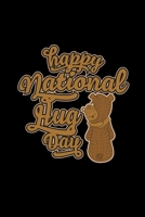 Happy national hug day: 6x9 NATIONAL HUG DAY blank with numbers paper notebook notes 1710268891 Book Cover