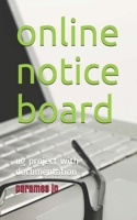 online notice board: ug project with documentation B0959GFQBS Book Cover