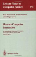 Human-Computer Interaction (Lecture Notes in Physics) 3540586482 Book Cover