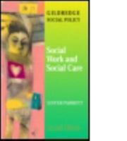 Social Work and Social Care 0415239702 Book Cover