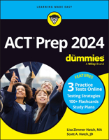 ACT Prep 2024 for Dummies with Online Practice 1394183429 Book Cover