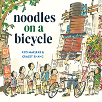 Noodles on a Bicycle 0593706080 Book Cover