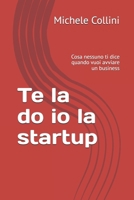 Te la do io la startup: Cosa nessuno ti dice quando vuoi avviare un business (Italian Edition) B0DS96KZYV Book Cover