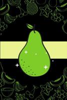 Cool Pear Design: Lined Notebook Journal - For Pear Lovers Enthusiasts - Novelty Themed Gifts 1080948325 Book Cover