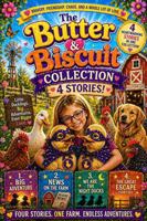 The Butter & Biscuit Collection: 4 Heartwarming Farm Adventure Stories About Friendship, Bravery, and Love (Butter & Biscuit Adventures) B0GZ6SR49P Book Cover