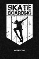 Skateboarding: Skater NOTEBOOK Grid-lined 6x9 - Skateboarding Journal A5 Gridded - Skater Planner Skatepark 120 Pages SQUARED - Skateboarder Diary Retro Skateboard Soft Cover 170433182X Book Cover