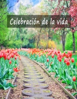 Celebración de la vida: Libro de visitas para servicios funerarios y conmemorativos, Libro de condolencias, Libro de recuerdos, Libro de registro, ... a fiestas de cumpleaños. (Spanish Edition) B084QLPCD6 Book Cover