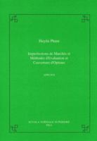 Imperfections de Marchés Et Méthodes d'Evaluation Et Couverture d'Options 8876422919 Book Cover