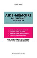 Aide-Memoire Du Dirigeant Associatif 2954177004 Book Cover