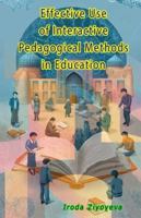 Effective Use of Interactive Pedagogical Methods in Education 9369087648 Book Cover