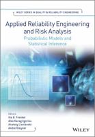 Applied Reliability Engineering and Risk Analysis: Probabilistic Models and Statistical Inference 1118539427 Book Cover