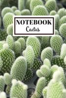 Cactus Notebook: Cactus Lover Journal Diary, 100 Pages, 6 x 9, Lined Paper With Cactus Watermark, Cactus Lover Gift 1698885938 Book Cover