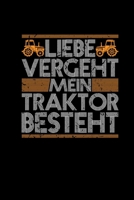 Liebe Vergeht Mein Traktor Besteht: Notizbuch A5 Kariert Traktoren Cover Für Bauern Landwirte Lustige Sprüche Landwirtschaft Agrarwirtschaft (German Edition) 1691591599 Book Cover