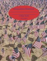 Composition Notebook: College Ruled 110 Pages American Flags Stars and Stripes 1071014676 Book Cover