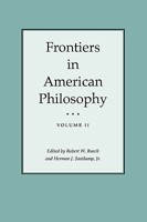 Frontiers in American Philosophy Vol II 1585440027 Book Cover