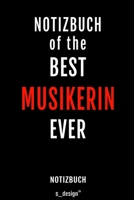Notizbuch f�r Musiker / Musikerin: Originelle Geschenk-Idee [120 Seiten kariertes blanko Papier] 1695333446 Book Cover