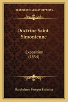 Doctrine Saint-Simonienne 2011954819 Book Cover