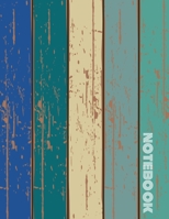 Notebook: Vintage Wood Notebook 1088872697 Book Cover