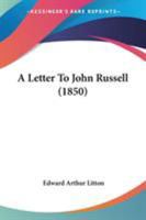 University Reform: A Letter to Lord John Russell 1165137852 Book Cover
