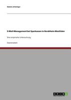 E-mail-Management Bei Sparkassen in Nordrhein-Westfalen 3638730387 Book Cover