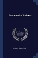 Education for Business 1016982011 Book Cover
