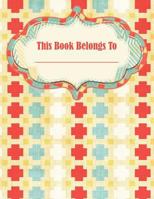 Hexagonal Chemistry Lab Book: 8.5 x 11 | Chemistry School Graph Paper | Cross Design 179309392X Book Cover