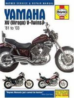 Yamaha XV Virago V-twins Service and Repair Manual: 1981 to 2003 (Haynes Service & Repair Manuals) 1844250628 Book Cover