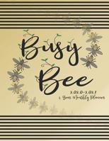 Busy Bee 2020 - 2021 2 Year Monthly Planner: Complete Monthly Calendar Organizer: Contacts & Notes: Bee Lover's Cover Design 1074629272 Book Cover