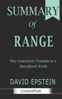 Summary of Range David Epstein - Why Generalists Triumph in a Specialized World 1077468776 Book Cover