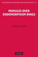 Modules over Endomorphism Rings 0521199603 Book Cover