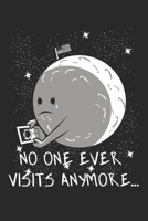 No One Ever Visits Anymore …: DIN A5 Mond Weltraum Notizheft | 120 Seiten gepunktetes Mond Weltraum Notizbuch für Notizen in Schule, Universität, ... | Eine tolles Geschenk für Ihre Liebsten. 1670882217 Book Cover
