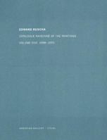 Edward Ruscha: Catalogue Raisonne of the Paintings Volume One: 1958-1970 3882439726 Book Cover