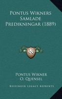 Pontus Wikners Samlade Predikningar (1889) 1275191371 Book Cover
