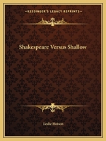Shakespeare Versus Shallow 0766142485 Book Cover