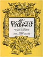 Two Hundred Decorative Title Pages 0486212645 Book Cover