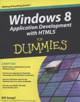 Windows 8 Application Development with HTML5 for Dummies 111817335X Book Cover