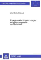 Experimentelle Untersuchungen Zum Gitarrensound in Der Rockmusik 3631315295 Book Cover