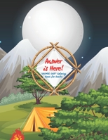 Answer is Here: "ANIMAL ONE" Coloring Book for Adults, Large Print, Ability to Relax, Brain Experiences Relief, Lower Stress Level, Negative Thoughts Expelled, Achieve Mindfulness B08HGT3MZK Book Cover