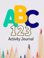 ABC 123 Activity Book B098CQZ16F Book Cover