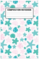 Composition notebook: Kawaii Cute Mermaid Heads Pattern Blank Lined Wide Ruled Notebook Journal. Cute Black & White Exercise Book and Journal with Lines for Kids, Teens... Lined Pages / 100 Sheets - S 1697252508 Book Cover