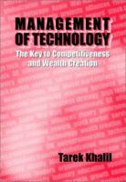 Management of Technology 007366149X Book Cover