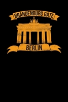 Brandenburg gate berlin: 6x9 City blank with numbers paper notebook notes 1676658386 Book Cover