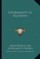 Experiments In Telepathy 1162925833 Book Cover