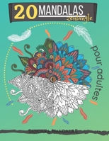 20 mandalas zentangle pour adultes: Sandara Mandalas (French Edition) B08J2186GF Book Cover